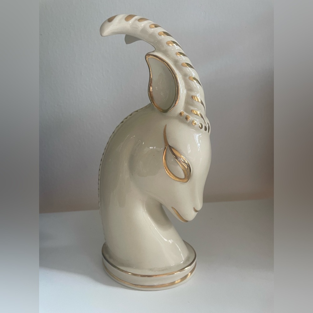 Vintage Ceramic Gazelle Figurine Statuette - Picture 2 of 3